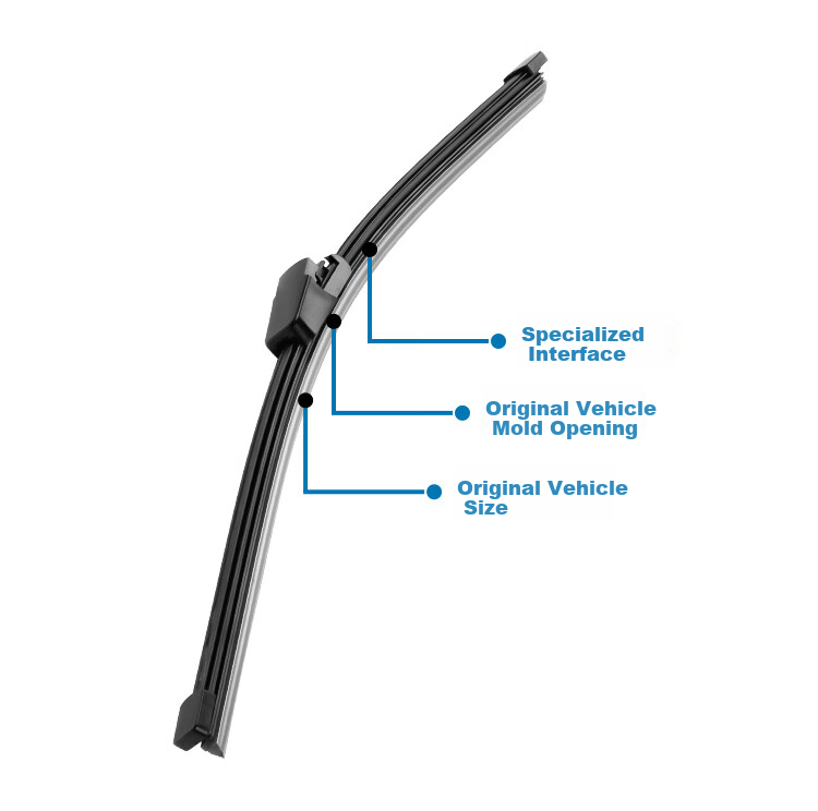 Aoming Ford Domestic Edge/after Wiper Blade/rear Window Wiper Blade, Rear Quiet Wear-Resistant Natural Rubber 5