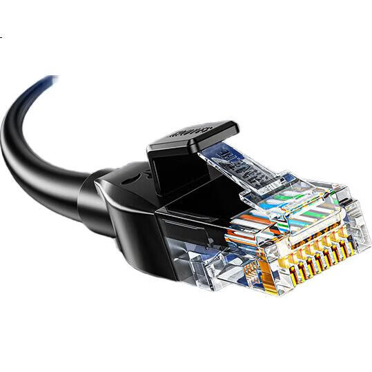 Сетевой кабель SAMZHE CAT6 Gigabit Pure Copper Ethernet Cable, 8 метров, черный
