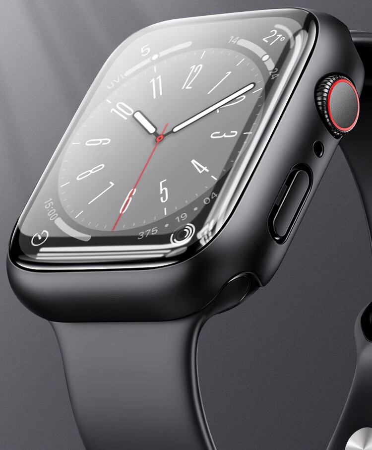 Iboann Tempered Glass Protective Case for iWatch S11, Shockproof Apple Watch Series 10/11 46MM Durable Screen Protector and Protective Shell Accessories 3