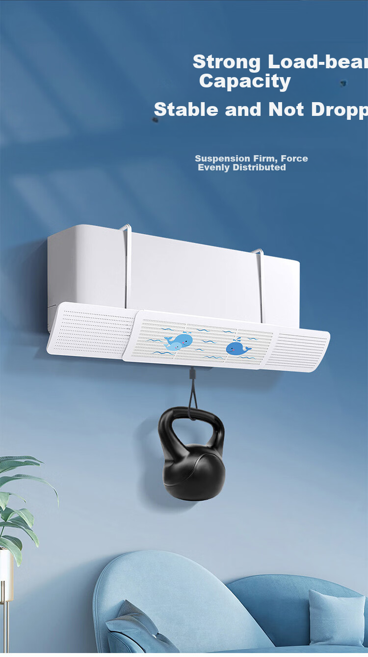 Baoshi Air Conditioner Wind Deflector, Wall-Mounted, Postpartum Care, Baby Protection, Anti-Direct Blowing, Wind Shield Cover, Extendable, Universal Air Outlet Wind Guard 8