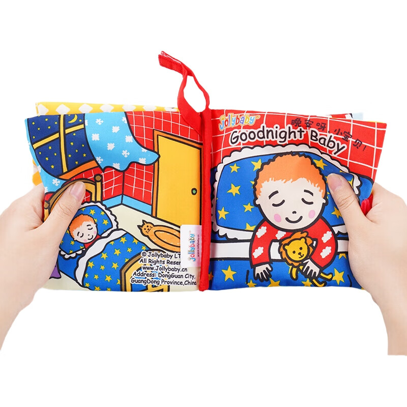Книжка-игрушка развивающая Jollybaby