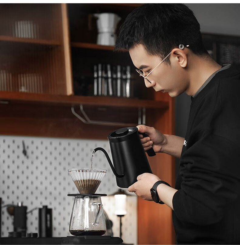 MHW-3BOMBER Assassination Bomber Temperature-Controlled Pour-Over Kettle, Electric Heating Pour-Over Flow Control Smart Coffee Kettle, Home Electric Water-Heated Tea Maker 42