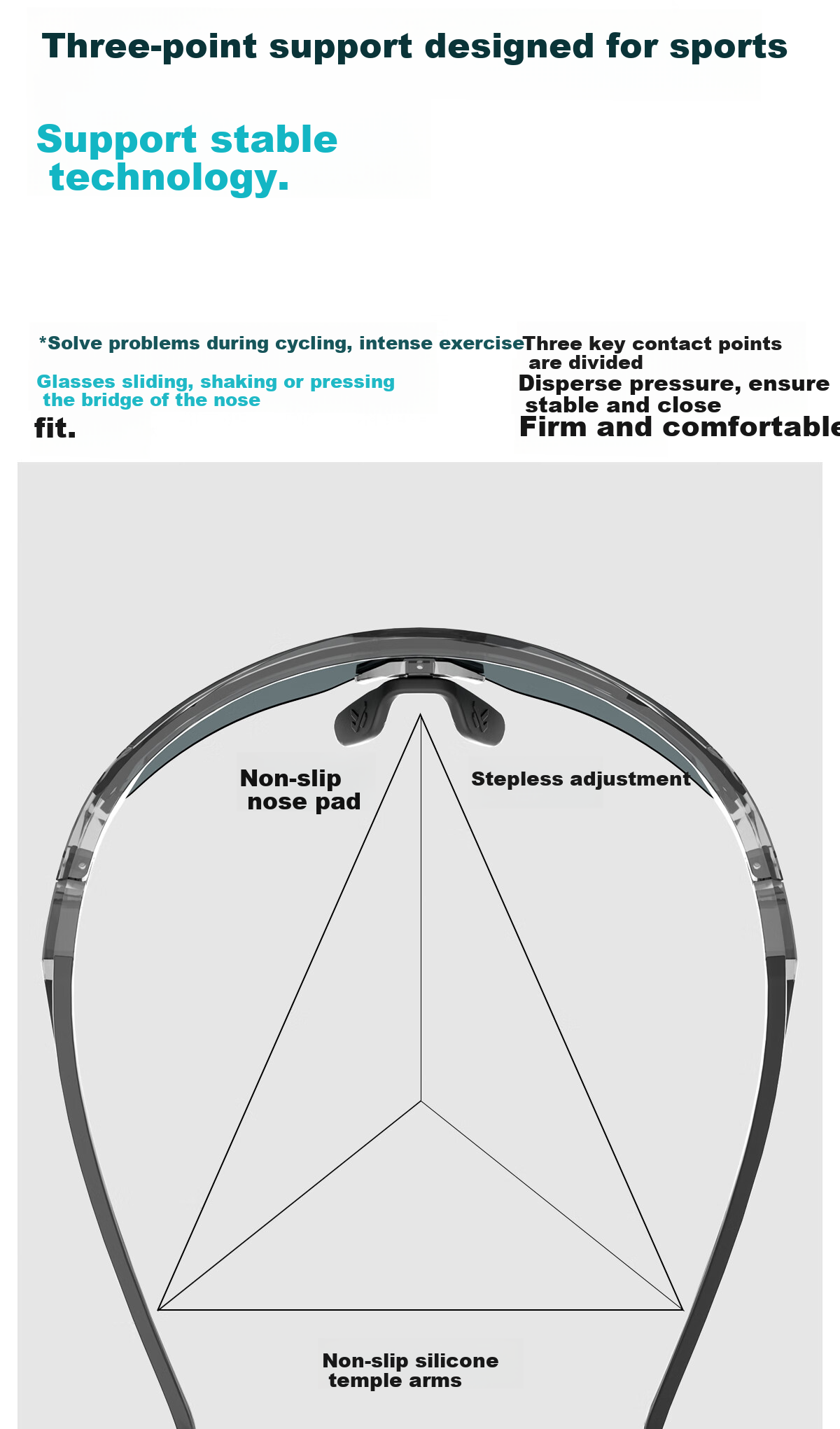 KAPVOE Dream-Chasing Wing Shadow Film Cycling Glasses with Photochromic Lenses for Day And Night Use, UV Protection Outdoor Sports Goggles 3