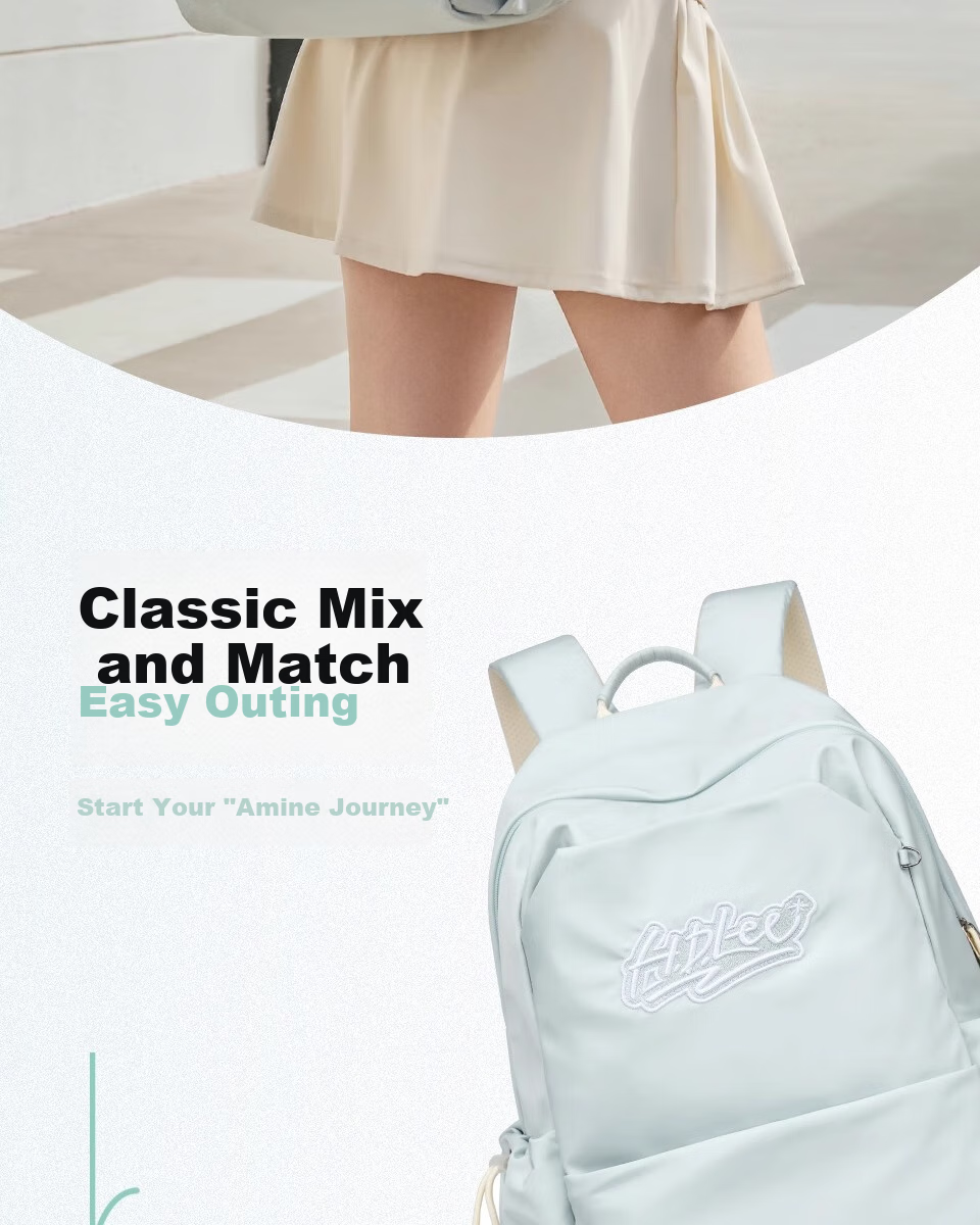 Lee Backpack for Men And Women, Japanese-Style Simple Laptop Bag with Large Capacity, Travel Backpack, School Bag, Gift, Birthday Present 1