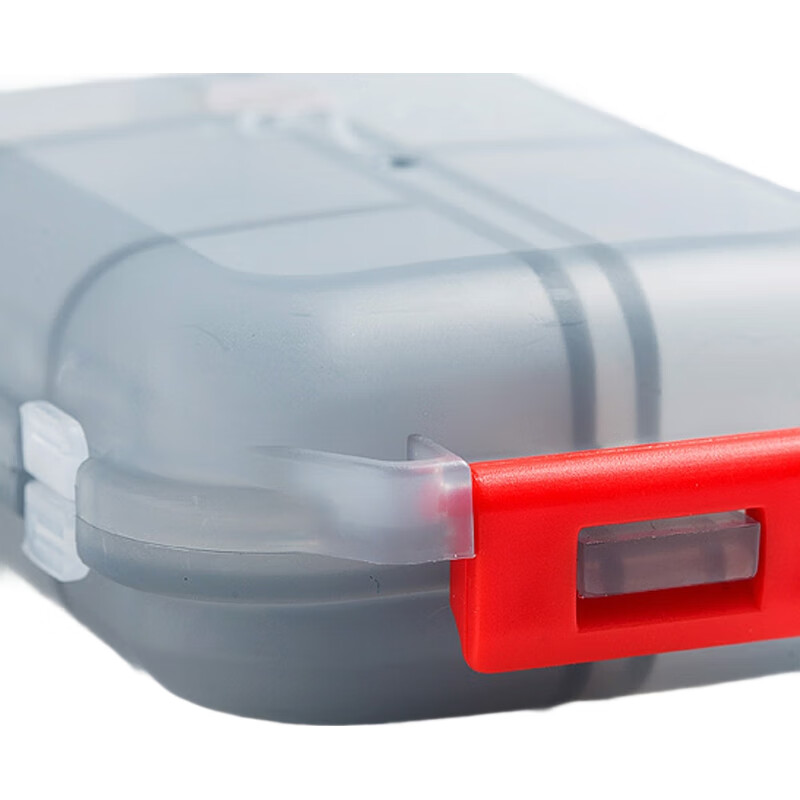 Banzheni Portable Pill Box, Japanese Mini 10-Compartment Small Pill Organizer, Portable Storage Box, Medicine Container, Weekly Travel Personal Pill And Capsule Dispenser, Gray
