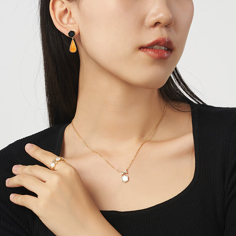 LOLA ROSE Honeycomb Series Gemstone Earrings for Women, Holiday Gift, Birthday Present for Girlfriend
