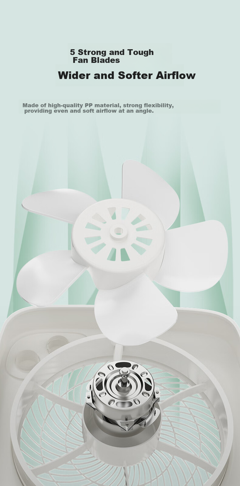 Zuanshipai Electric Fan, Desktop Page Fan, Home Small Desk Fan, Hongyun Fan, Dormitory Table Fan, Desktop Mini Fan, Student Bed Fan with Timer, Electric Fan KCY25-T3 3