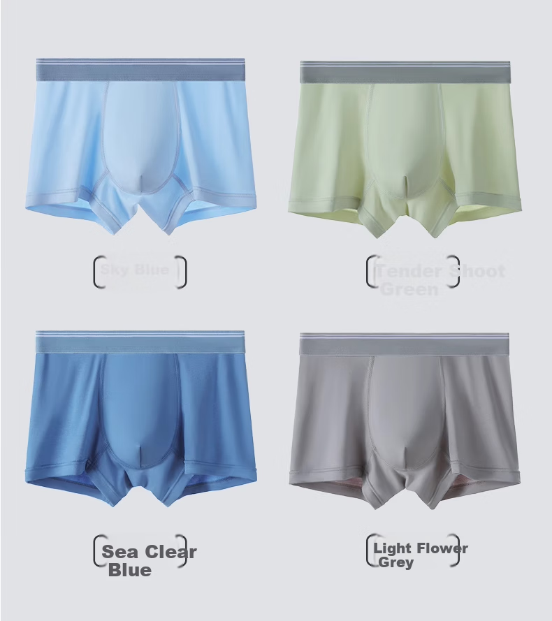 Hzasz Youth Cotton Underwear for Boys, No Chafing, Boys' Boxer Briefs, No Pinching PP, Mid to Big Kids Puberty Shorts 22