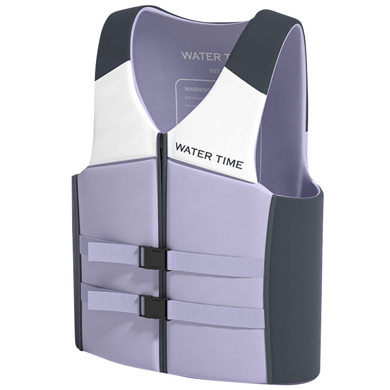 WATERTIME Diving Adult Life Jacket for Surfing, Swimming, Fishing, Portable Vest, Kayaking Buoyancy Aid Coral Purple 2XL
