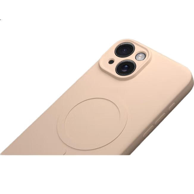 Чехол для iPhone 14 Plus KEKLLE, силиконовый, с магнитами MagSafe, противоударный, белый