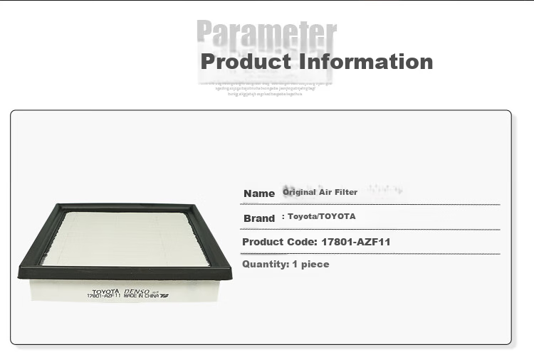 TOYOTA Original Air Filter, Only Suitable for Rear-Mounted Hybrid Leiling 1.8L (Excluding Dual Power E+) 1