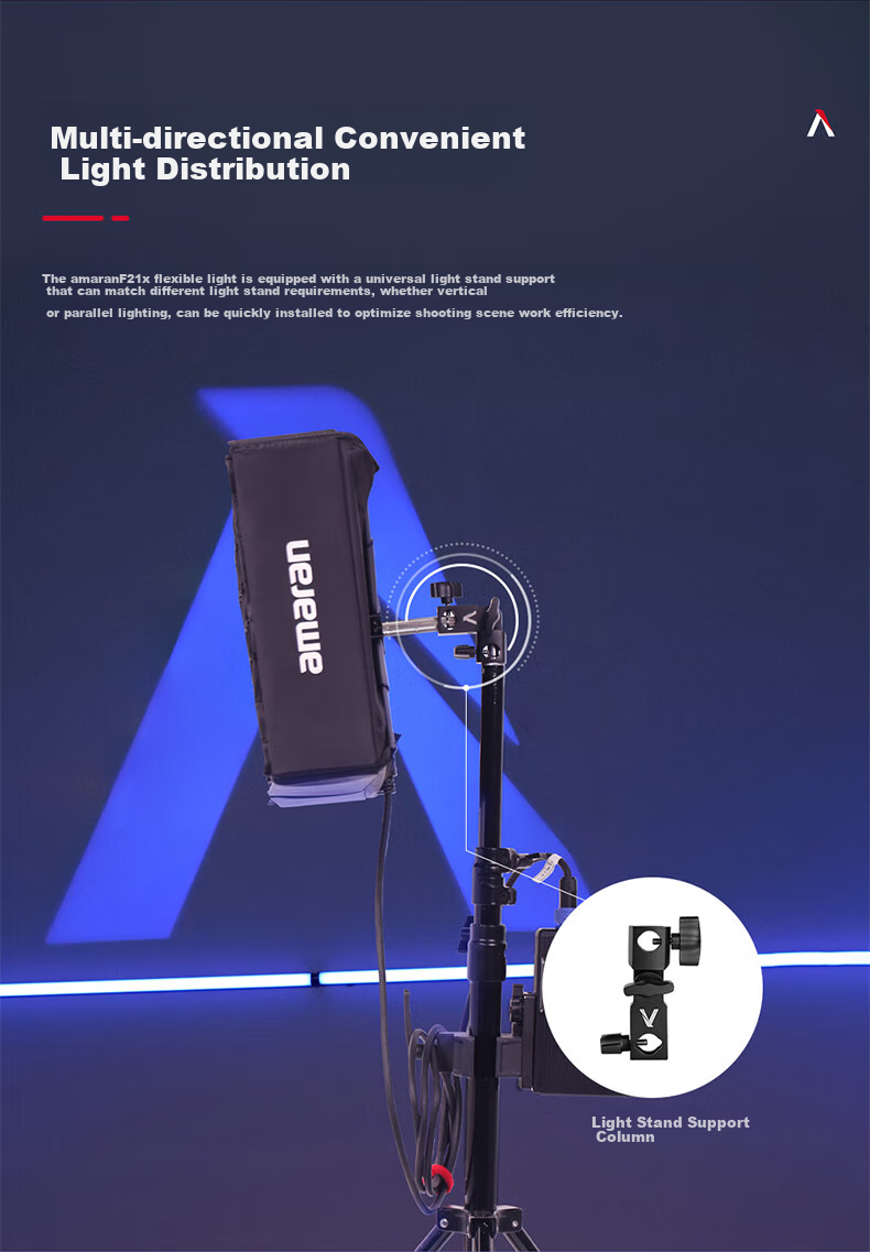 Aputure F21X Roll-Up Light, Live Streaming Fill Light, Adjustable Cool And Warm Color Temperature, Portable for Portrait Photography, Video Photography Light, Continuous Light 12