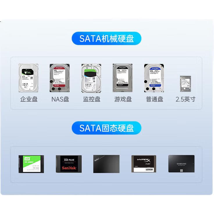 Внешний корпус ORICO 6819C3 для HDD/SSD 2.5/3.5 дюйма SATA, Type-C 3.2 Gen2 (10Gbps), черный