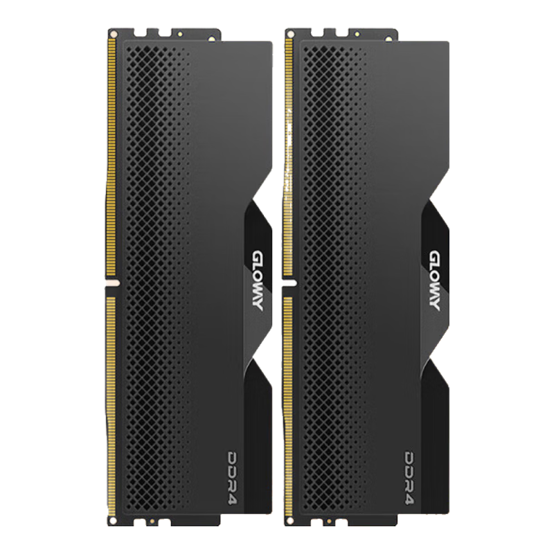 Gloway 32GB (16GBx2) DDR5 6000 Desktop RAM Longwu Heat Spreader Micron Chips CL38 Starry Black AI Computer Upgrade