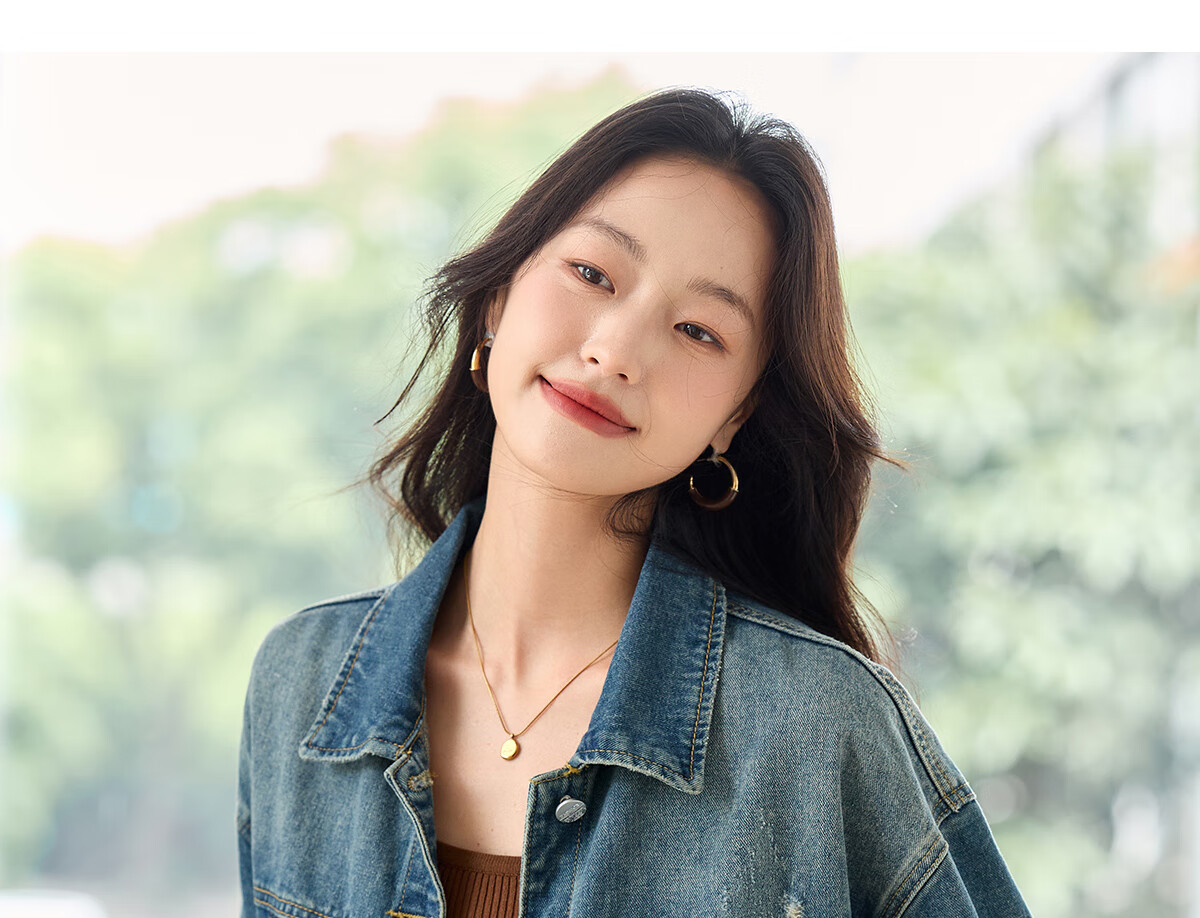 Pincai Women's Denim Jacket Trendy Retro Double Pocket Design Casual Versatile Top P53D006 37