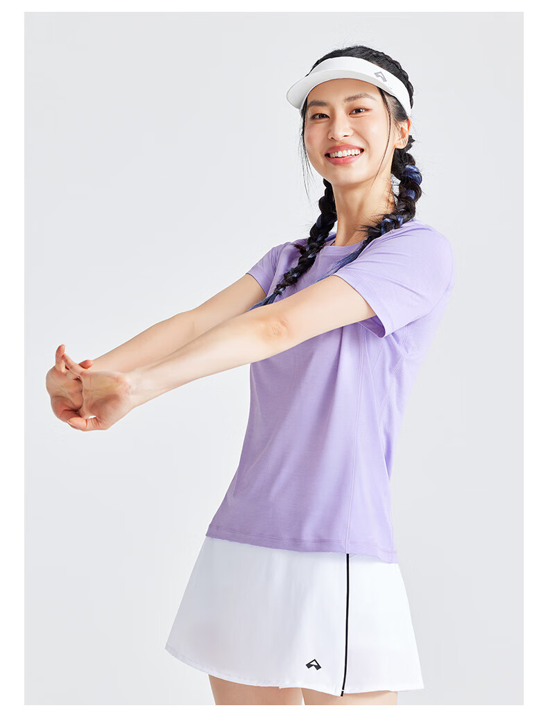 Toread Women's Summer Outdoor Sports Quick-Dry Breathable Slim Fit Short Sleeve T-Shirt 12