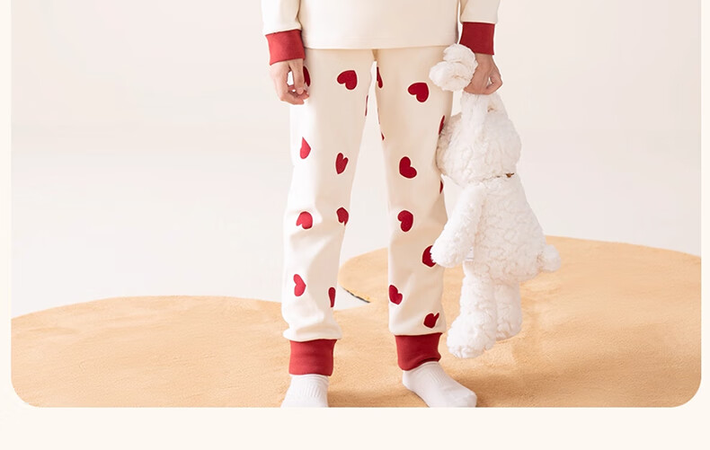 Mianqixiong Children's Cotton Pajamas Spring and Autumn New Thin Cotton Homewear Set for Boys and Girls Baby Autumn Clothes Set - Size 120 14