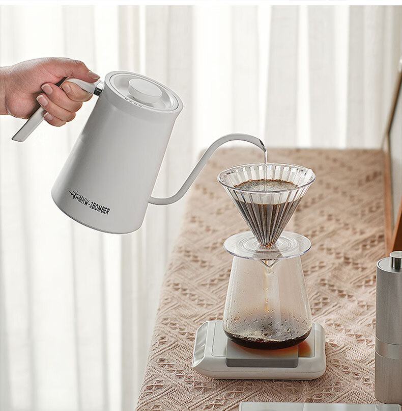 MHW-3BOMBER Assassination Bomber Temperature-Controlled Pour-Over Kettle, Electric Heating Pour-Over Flow Control Smart Coffee Kettle, Home Electric Water-Heated Tea Maker 21