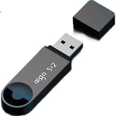 USB-накопитель Aigo U336, 64 ГБ, USB 3.2, металлический корпус, серия Smiley Office, черный