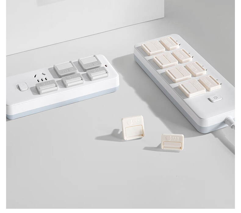 Betis Socket Protective Covers Child Safety Electric Shock Prevention Plugs Baby Outlet Caps Power Set Infant Protection Cream White 24 Pieces 2