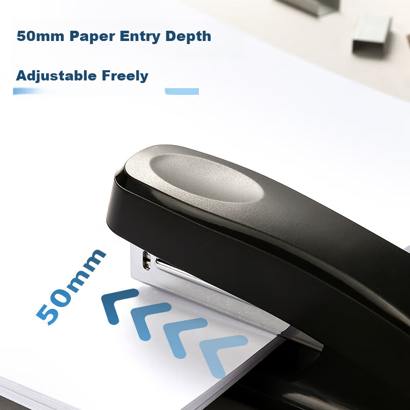 M&G 12# Stapler, Durable And Portable, Business Metal Stapler, Office Supplies, Black, Single Pack, ABS92723