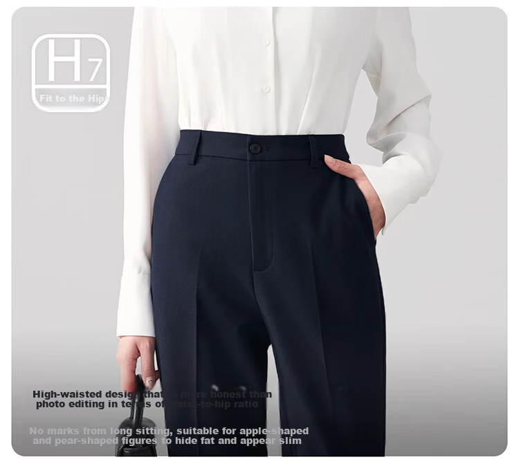 Bodexiaojie Navy Blue Professional Suit Jacket for Women, Slim Fit Elegant Formal Wear for Office And College Students' Interviews 14