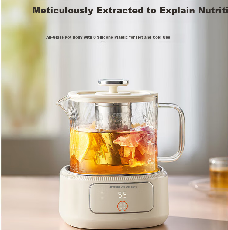 Joyoung Home Use 1L Small Capacity Health Pot, Multi-Purpose Electric Kettle for Hot And Cold Water, Metal Kettle without Glue, Constant Temperature Kettle, K10D-WY103 (Tea) 6