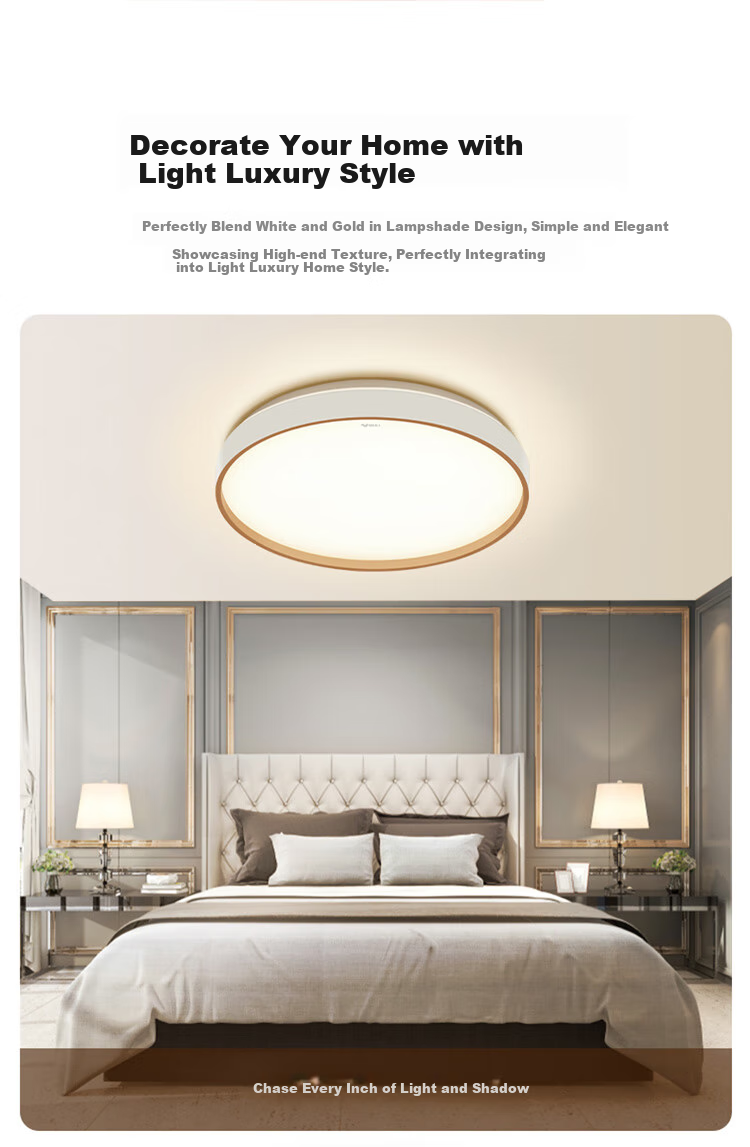 BULL Ceiling Light, Full Spectrum Bedroom Lamp with Three-Level Dimming, 24W, Ra97 Color Rendering Index [Installation Included] 6