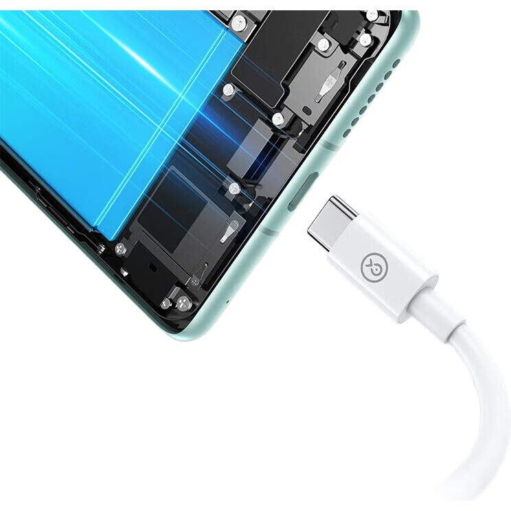 Кабель BIAZE Type-C, 2 шт., 1.2 м, 100W, 6A, белый