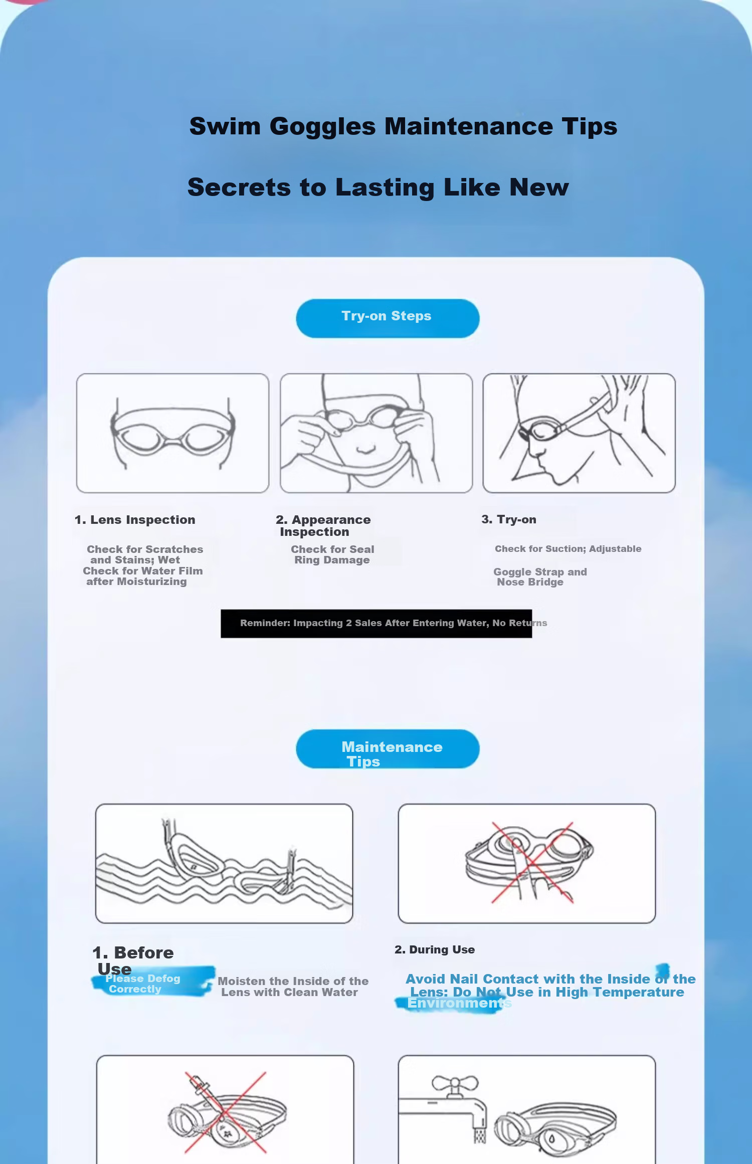 Arena Children's Swimming Goggles, Cute Cartoon Amusement Park Cat Design, High-Definition Anti-Fog Non-Coated Sports Leisure Swimming Goggles 8