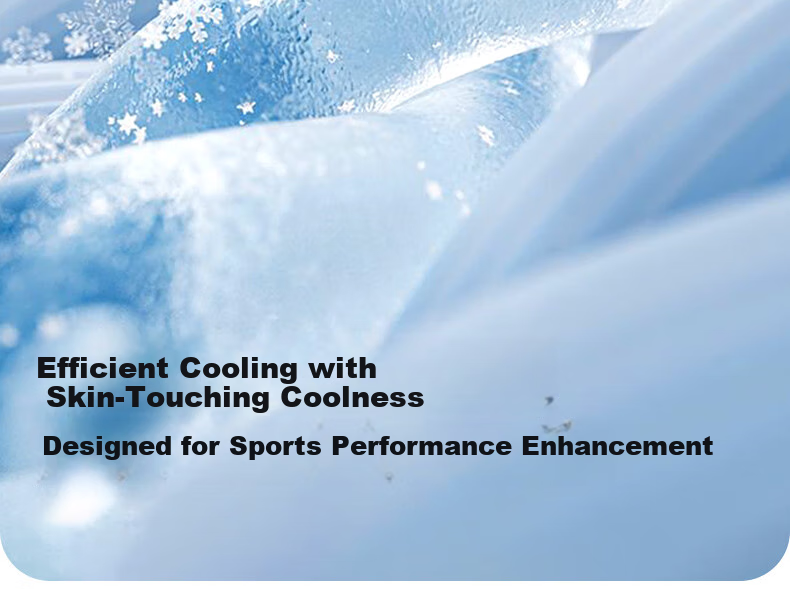 ANTA Cooling Sports Towel, Outdoor Swimming Fitness Quick-Dry Portable Travel Swimming Cool-Touch Non-Stick Blue 6
