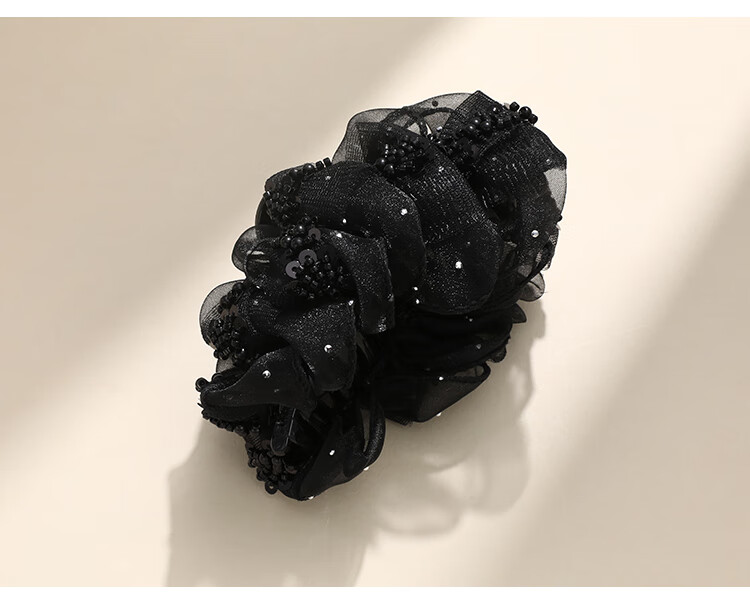 CHIMERA 3D Wrinkled Beaded Hair Claw Clip for Full Back Hair Volume Hairpin Women's Birthday Gift 8