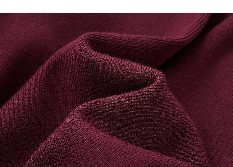 Demana Drawstring Waist Slim Fit Autumn Half Turtleneck Mid Sleeve Knit Top for Petite Women 6