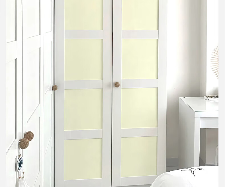 Jifudifu Thickened Creamy Texture Film Sticker for Wardrobe Desktop Cabinet Wall Renovation - Blaken Brown 6