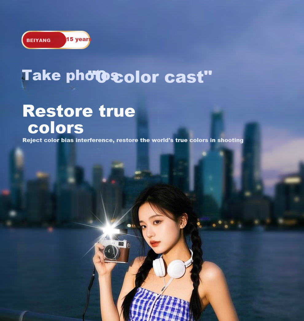 Beiyang FM-12 Flash Hot Shoe Kit, Sony External Flash, Pocket Light, Photography Fill Light, Universal Lithium Battery, Canon Hot Shoe Light 3