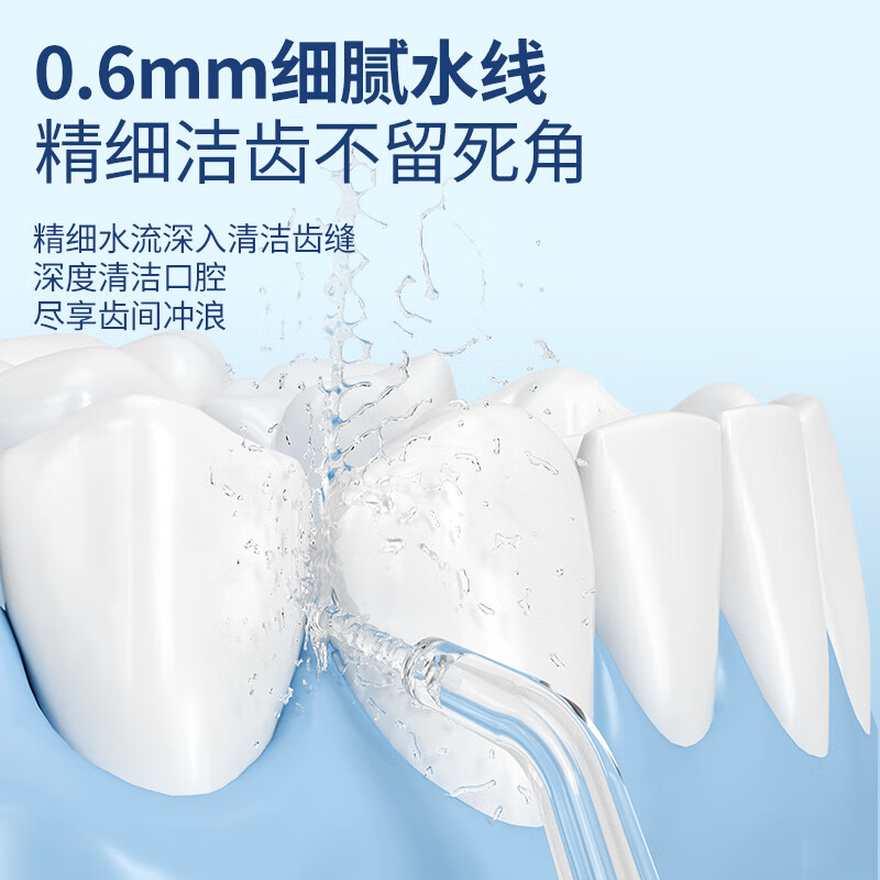 Ирригатор Prooral F37, портативный, розовый, 2 насадки, USB-зарядка
