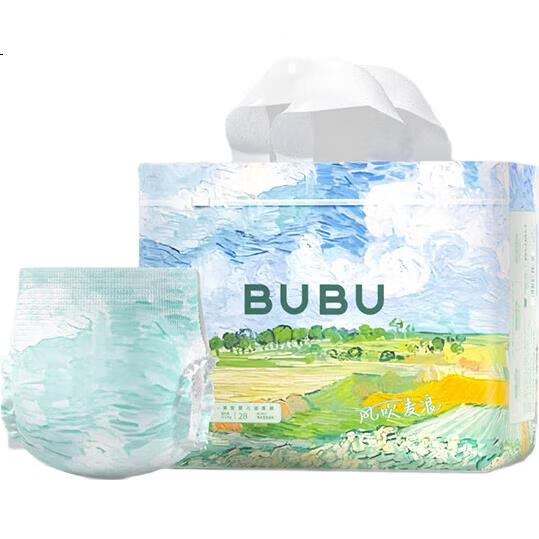 Подгузники-трусики BUBU Wind-Blowing Wheat Field XL, 28 шт.