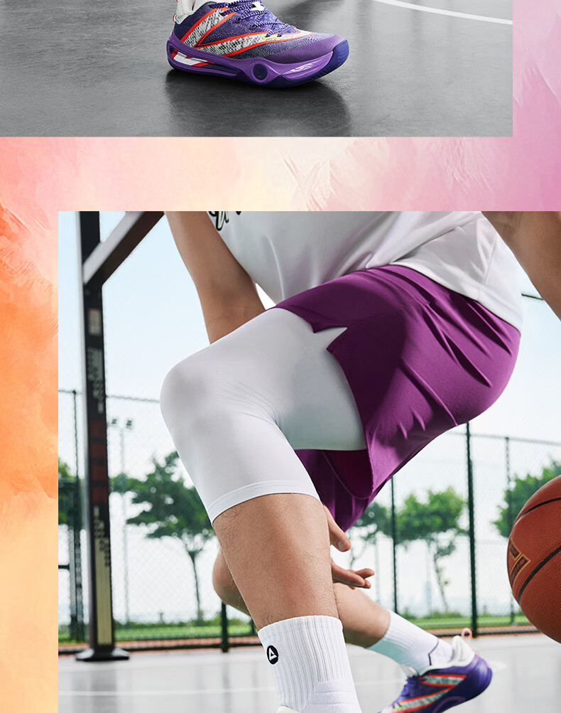 PEAK Challenger 3.0 Basketball Shoes Men's Autumn Professional Shock Absorption Anti-slip Sports Shoes DA540031 25