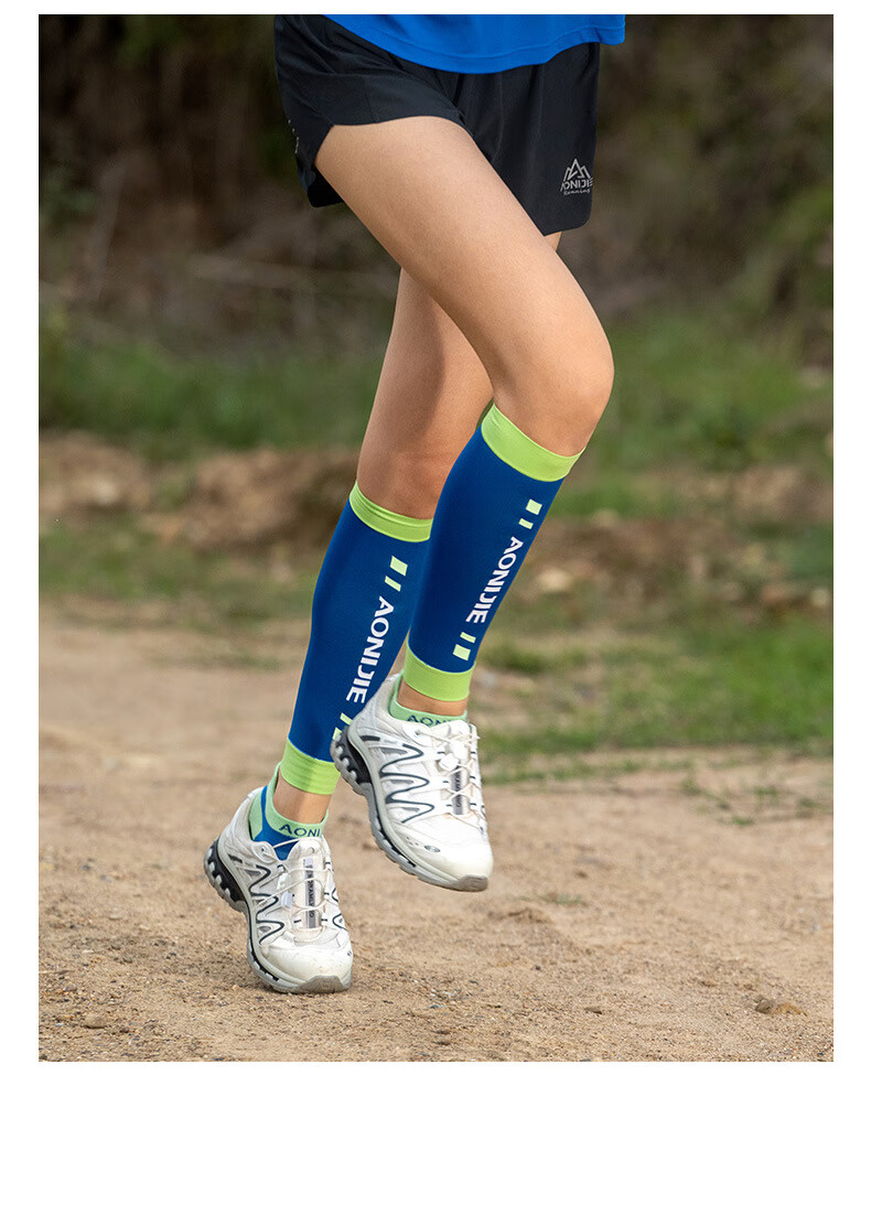 AONIJIE Sports Running Calf Sleeves Leg Guards Knee Support Breathable Elastic Compression for Muscle Strain Jogging 11
