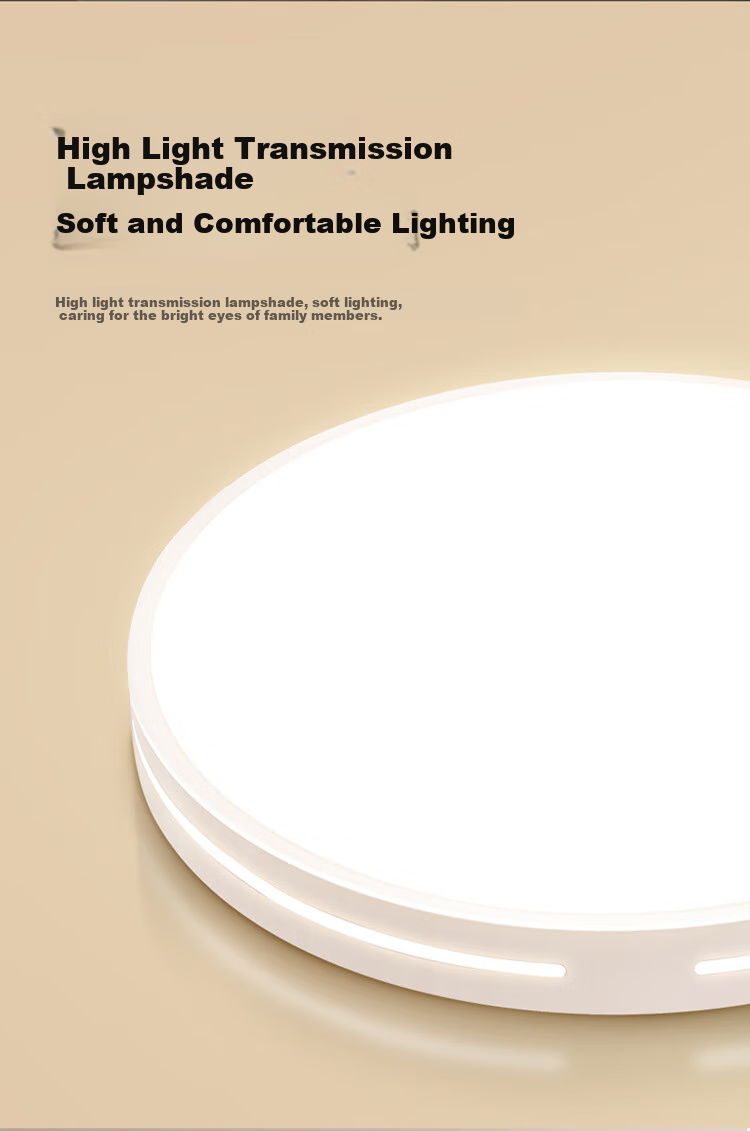 BULL Ceiling Light, Minghao Full Spectrum Bedroom Lamp, Three-Stage Dimming, 48W, Ra97 Color Rendering Index [Installation Included] 10