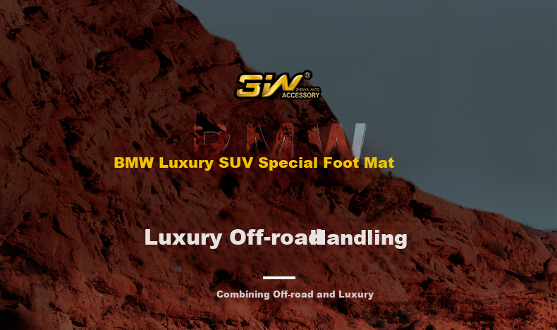 3W BMW New 5 Series 5305 25Li520 Long Wheelbase Dedicated TPE Car Floor Mats + Meinis Carpet for 2018-2023 Models Beijing Configuratio 1