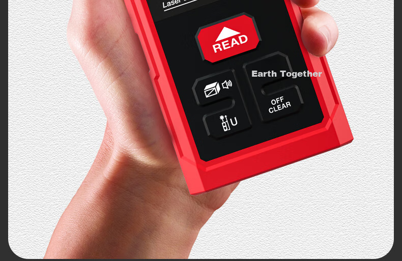 DELIXI ELECTRIC Laser Distance Meter Upgraded High-Precision Electronic Tape Measure with Projection Line 50m Range 9