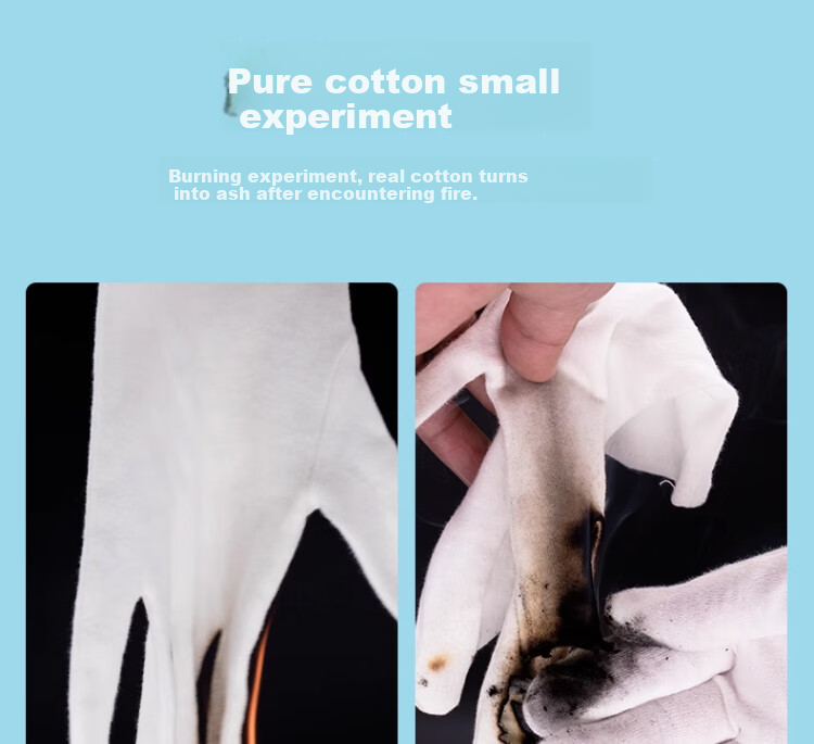 Mici White Gloves, Etiquette Gloves, Pure Cotton Work Gloves, White, for Military Parades, Antiques Display, Equestrian And Traffic Etiquette Gloves, Driving Gloves 5