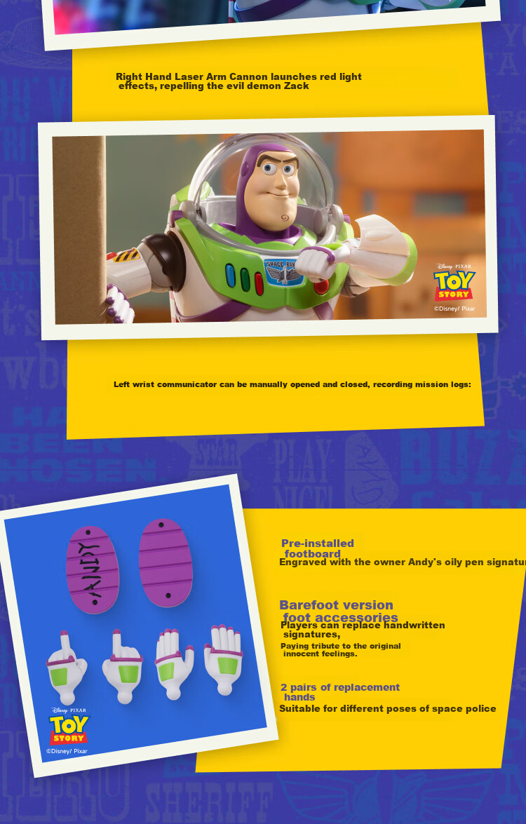 Lesenjiqiren Robosen Disney Toy Story 5 Official Merchandise, AI Artificial Intelligence Robot, Gift for Adults And Childre 6
