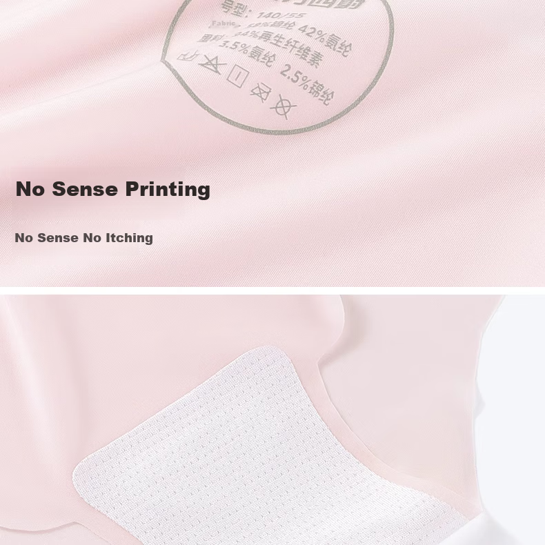 Hzasz Girls' Ice Silk Underwear, Summer Thin Seamless Face Mask Panties, Pure Cotton Crotch, Antibacterial Breathable Student Sports Triangle Briefs 10