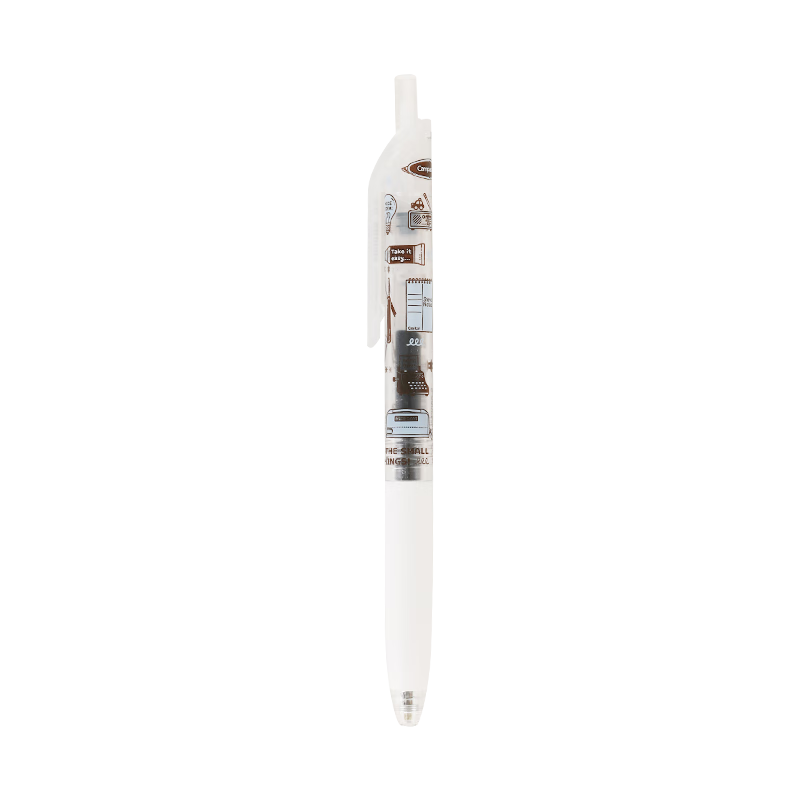 Kokuyo 0.5mm Black Ink Eric Collaboration Series Campus Retractable Gel Pen Brown WSG-PR8M3065-2
