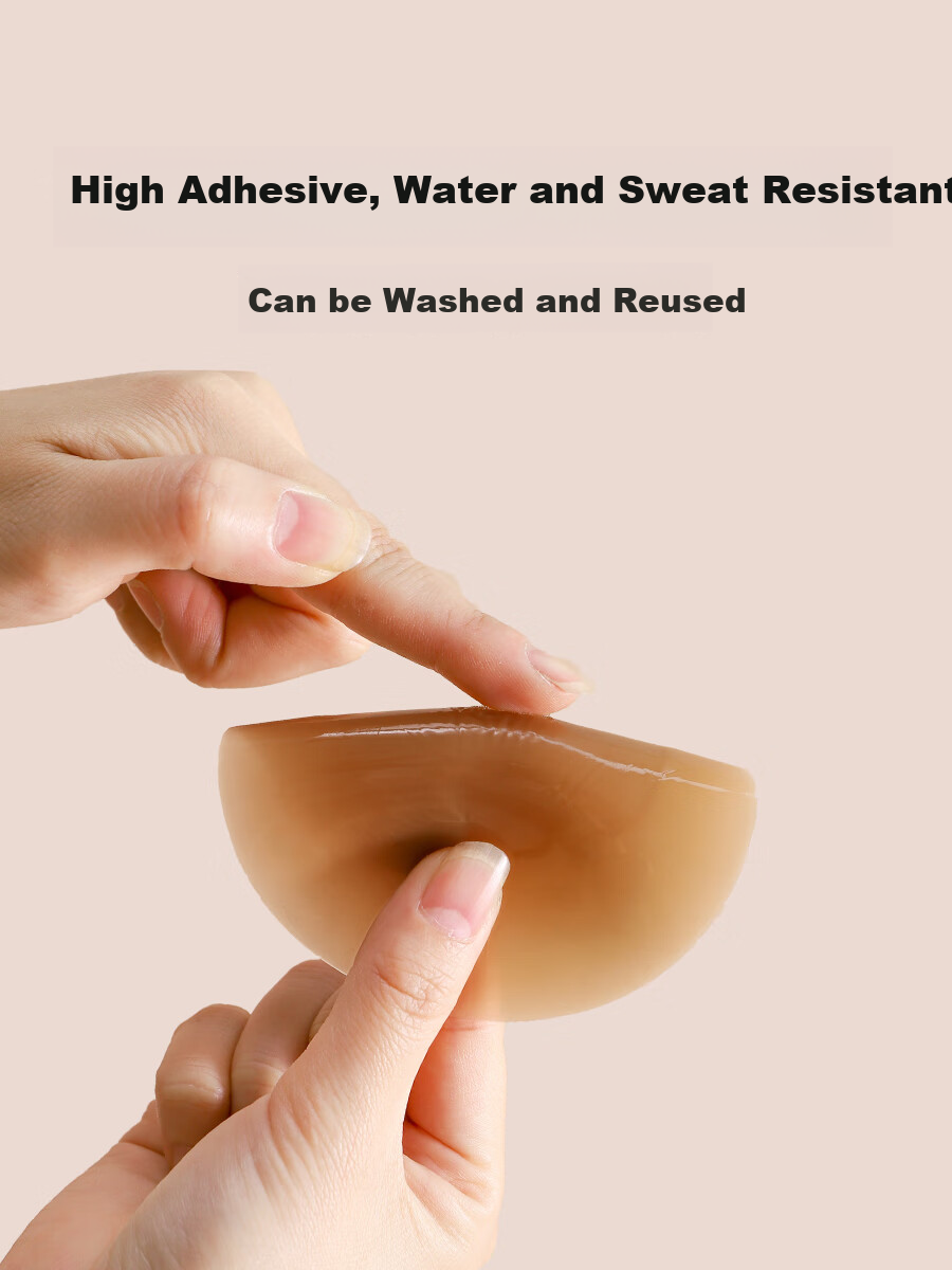 MiiOW Foundation Liquid Anti-Exposure Silicone Gel Adhesive Tape, for Women's Spaghetti Straps, Wedding Dresses, Small Chest, Summer Invisible Seamless Anti-Nipple Show Adhesive Tape 3