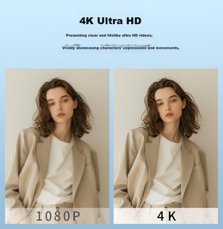 TCHD Video Tianchuanghengda TC-Ai X5 Pro, 4K Live Streaming Camera, Landscape Screen Entertainment Live Streaming Equipment Set, Beauty Filter for Streamers, High-Definition Livestreaming Studio Camera 3