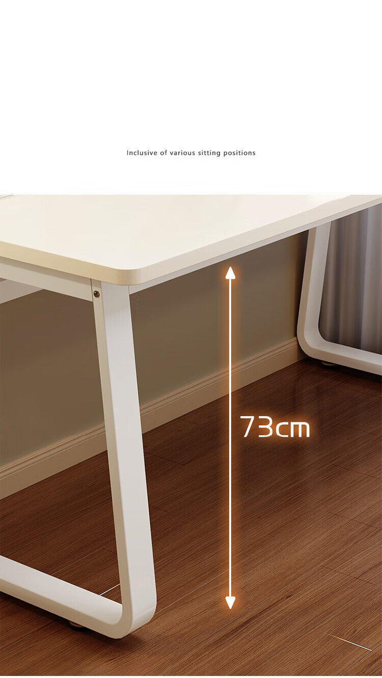 Churong Computer Desk, Desktop Study Table for Home Use, Simple Bedroom Learning Desk, Writing Desk, Office Desk, Gaming Table BGZ786 4