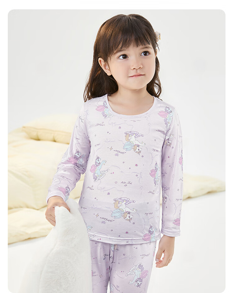 BALABALA Baby Autumn Underwear Set Boys Girls Sleepwear Toddler Printed Cute 209325169203 1